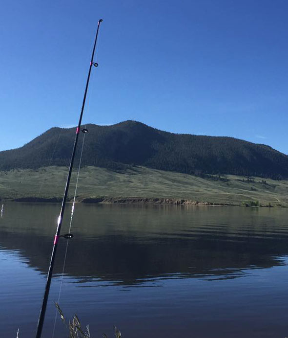 Fishing Wolford Campground Marina in Kremmling Colorado